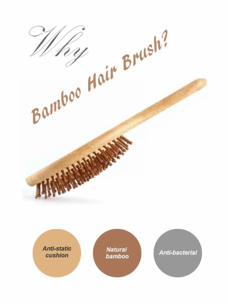 Bamboo brush for sale - landing banner design